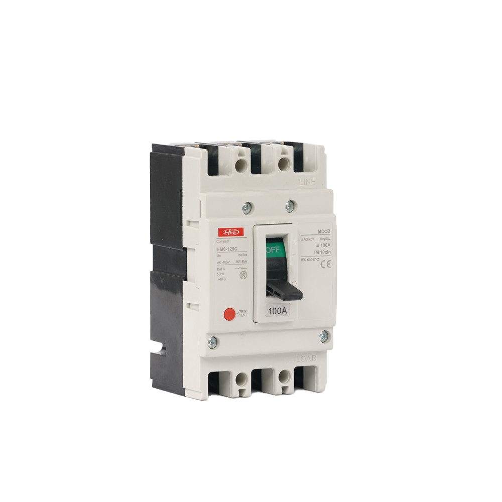 HEE EM1250 80KA 3 Pole Molded Case Circuit Breaker - MCCB