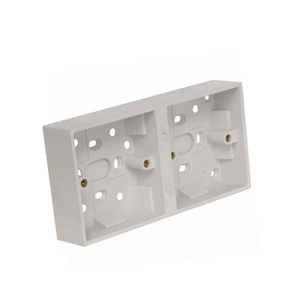 2 Gang Pvc Electric Switch & Socket Box